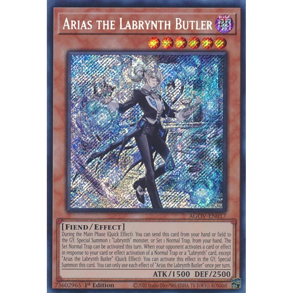 Image for Arias the Labrynth Butler (AGOV-EN017) (AGOV) - YuGiOh