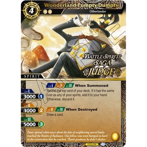Image for Wonderland Pumpty Dumpty (Judge Pack Vol. 3) (BSS03-034) (LEP) - Battle Spirits Saga