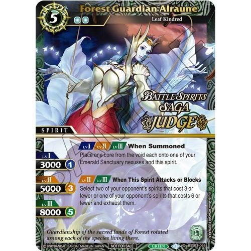 Image for Forest Guardian Alraune (Judge Pack Vol. 3) (BSS03-065) (LEP) - Battle Spirits Saga