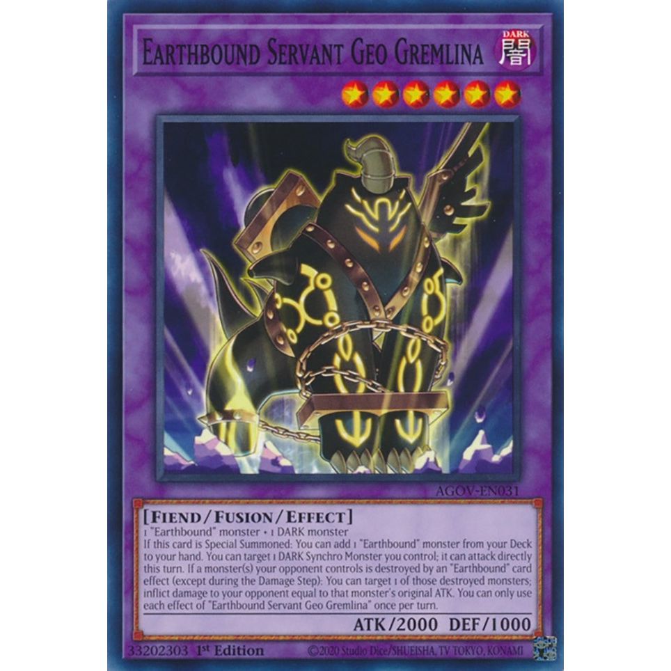 Image for Earthbound Servant Geo Gremlina (AGOV-EN031) (AGOV) - YuGiOh