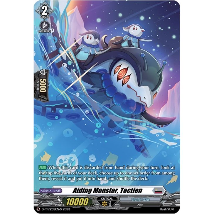 Image for Aiding Monster, Tectien (Foil) (259) (D-PR/259EN-S) (D-PR) - Cardfight Vanguard