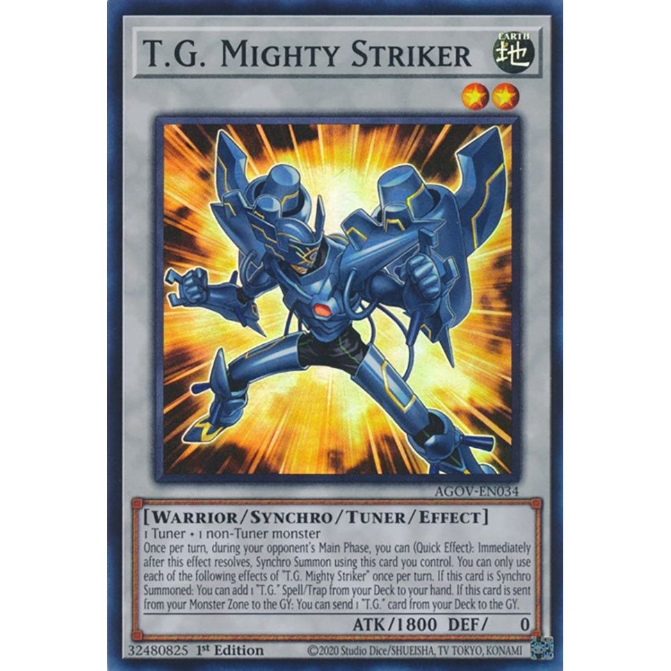 Image for T.G. Mighty Striker (AGOV-EN034) (AGOV) - YuGiOh