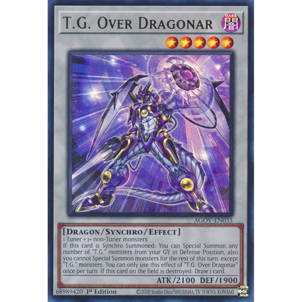 Image for T.G. Over Dragonar (AGOV-EN035) (AGOV) - YuGiOh