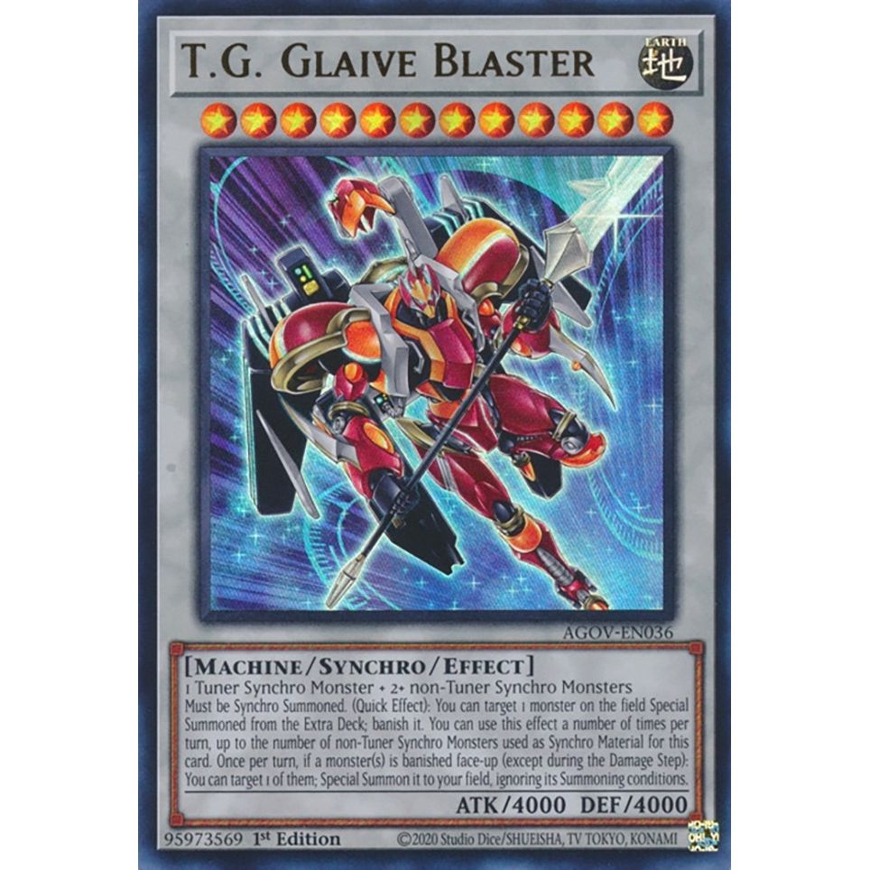 Image for T.G. Glaive Blaster (AGOV-EN036) (AGOV) - YuGiOh