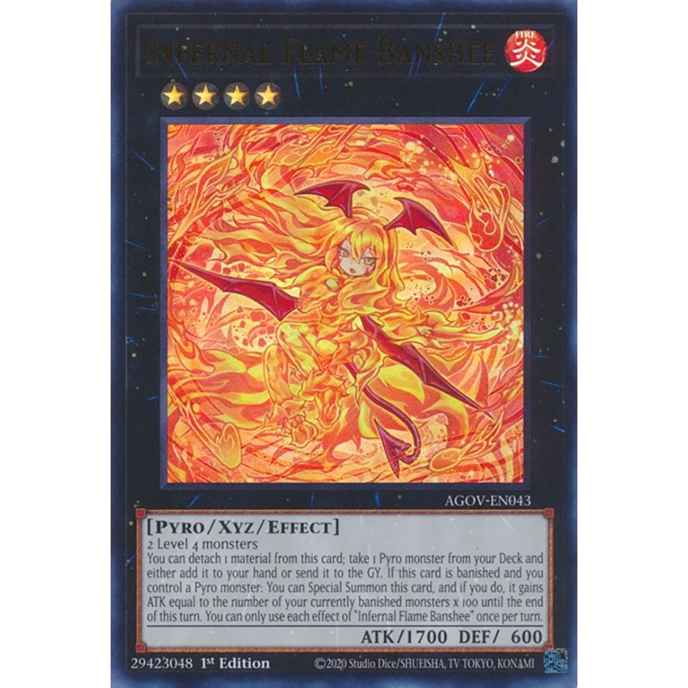 Image for Infernal Flame Banshee (AGOV-EN043) (AGOV) - YuGiOh