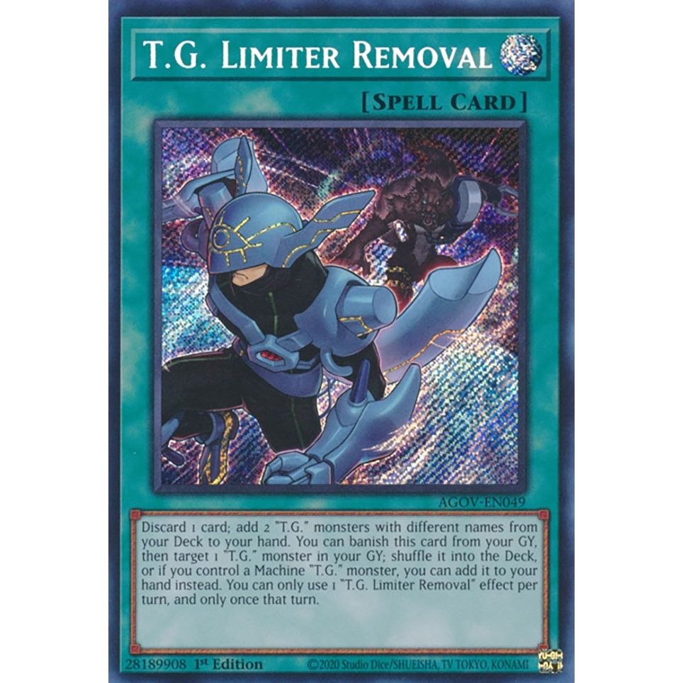 Image for T.G. Limiter Removal (AGOV-EN049) (AGOV) - YuGiOh