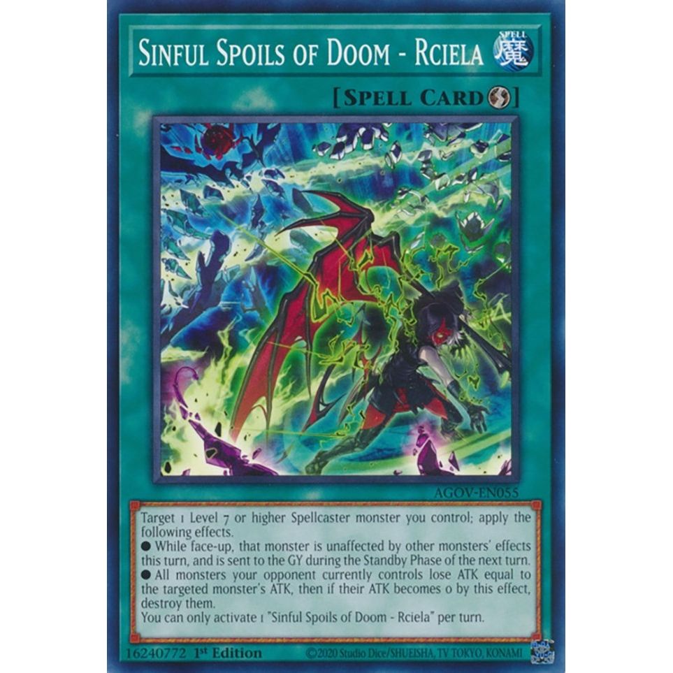 Image for Sinful Spoils of Doom - Rciela (AGOV-EN055) (AGOV) - YuGiOh