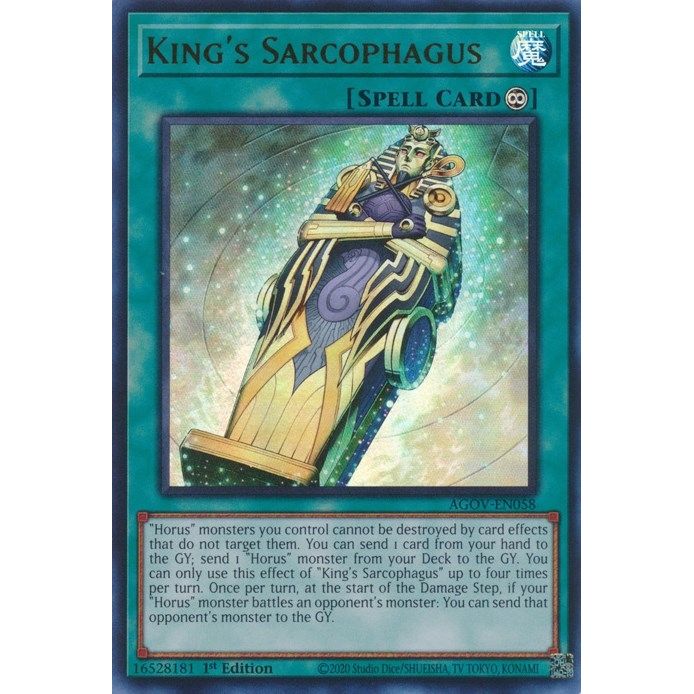 Image for King's Sarcophagus (AGOV-EN058) (AGOV) - YuGiOh