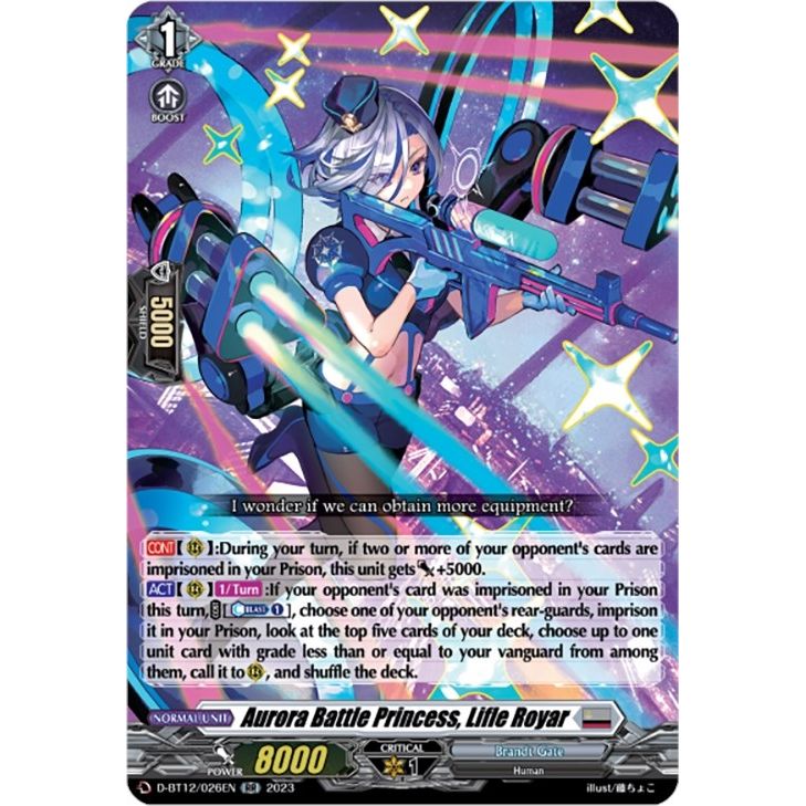 Image for Aurora Battle Princess, Lifle Royar (D-BT12/026EN) (D-BT12) - Cardfight Vanguard