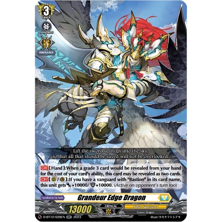 Image for Grandeur Edge Dragon (D-BT12/028EN) (D-BT12) - Cardfight Vanguard