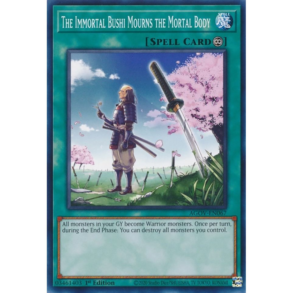 Image for The Immortal Bushi Mourns the Mortal Body (AGOV-EN067) (AGOV) - YuGiOh