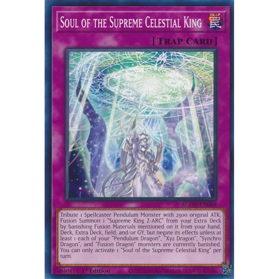 Image for Soul of the Supreme Celestial King (AGOV-EN069) (AGOV) - YuGiOh