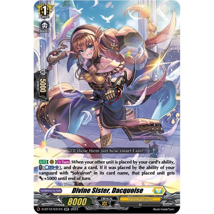 Image for Divine Sister, Dacquoise (D-BT12/031EN) (D-BT12) - Cardfight Vanguard