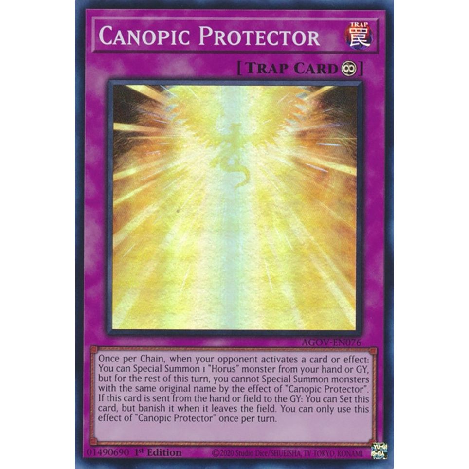 Image for Canopic Protector (AGOV-EN076) (AGOV) - YuGiOh