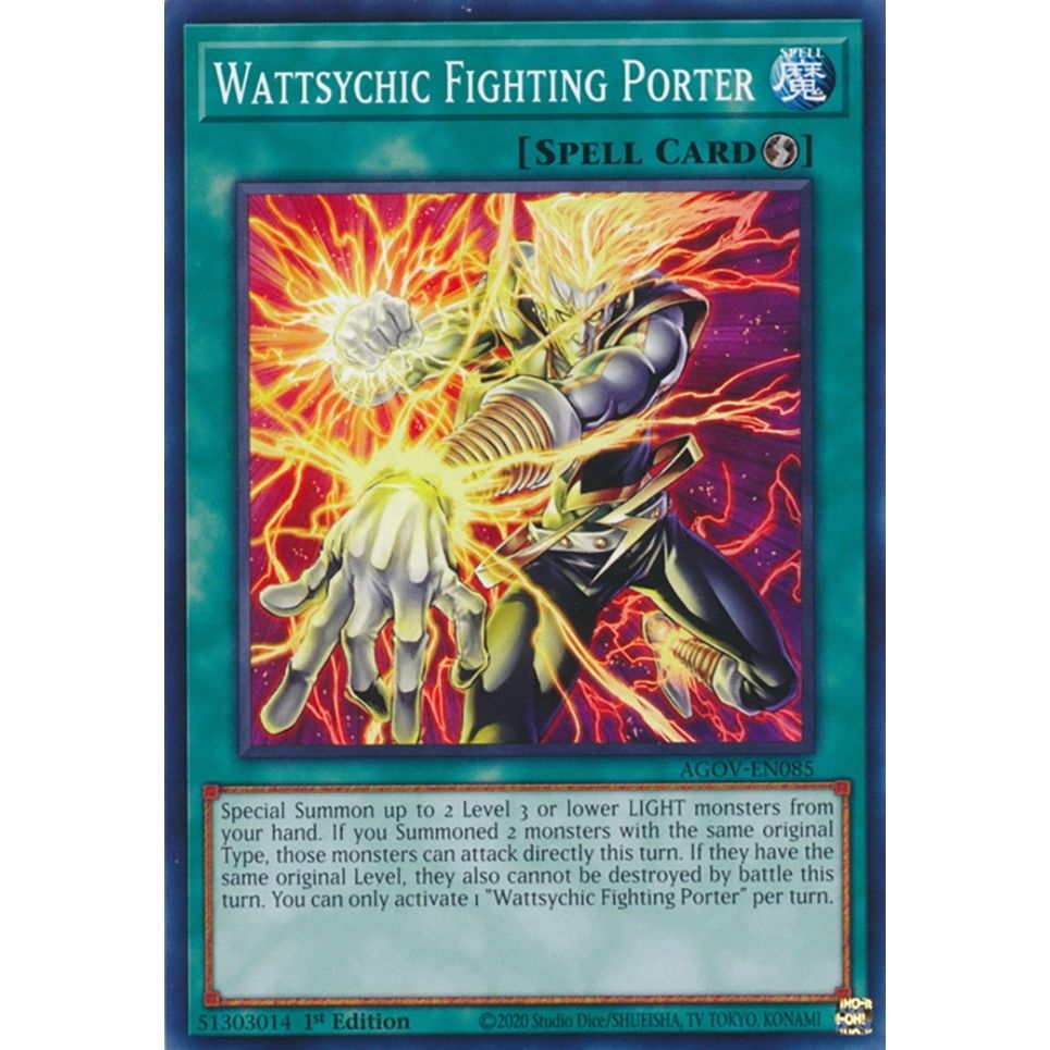 Image for Wattsychic Fighting Porter (AGOV-EN085) (AGOV) - YuGiOh