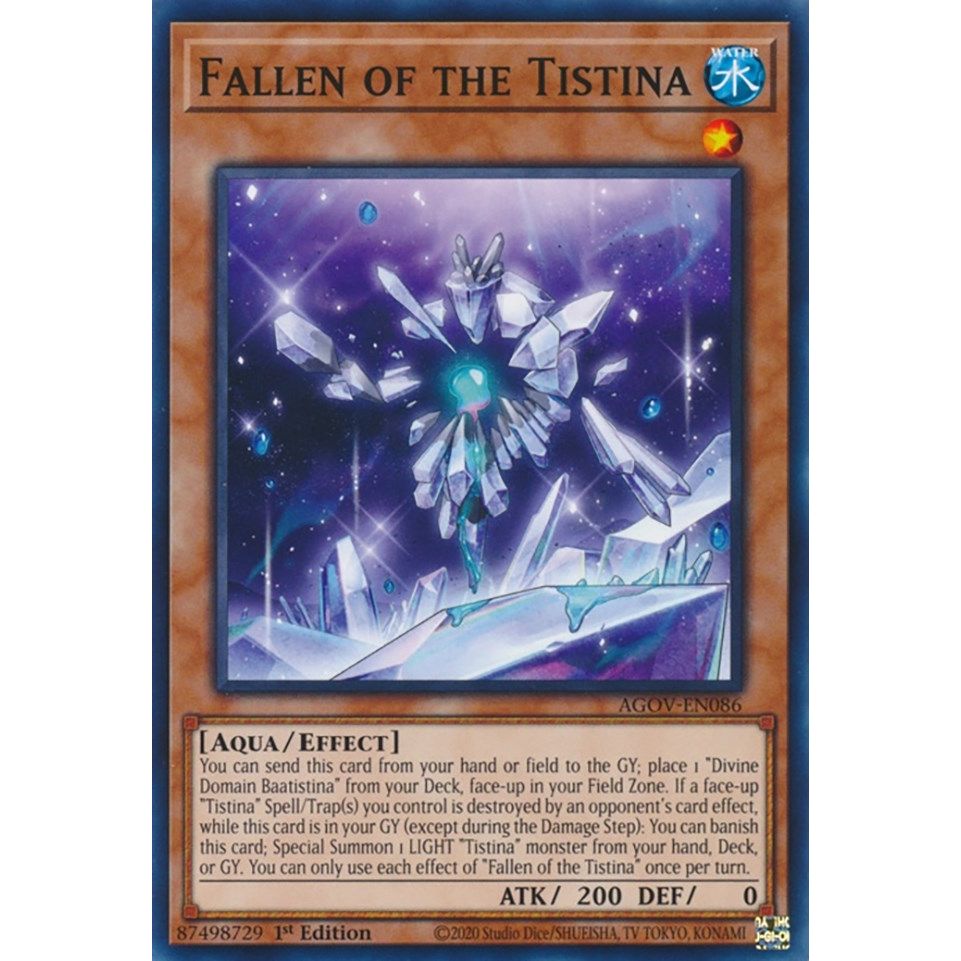 Image for Fallen of the Tistina (AGOV-EN086) (AGOV) - YuGiOh