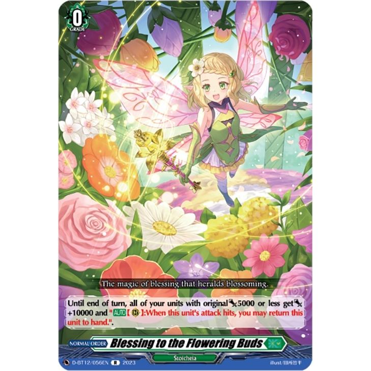 Image for Blessing to the Flowering Buds (D-BT12/056EN) (D-BT12) - Cardfight Vanguard