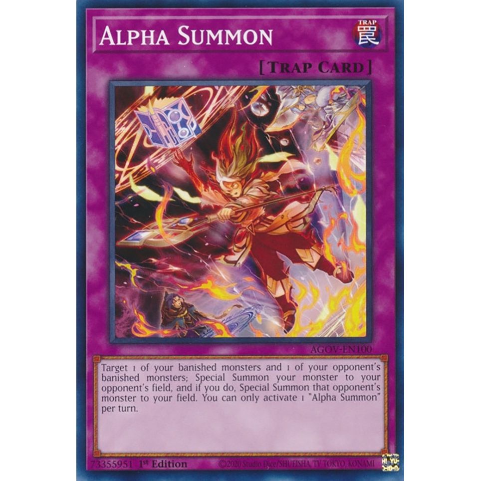 Image for Alpha Summon (AGOV-EN100) (AGOV) - YuGiOh
