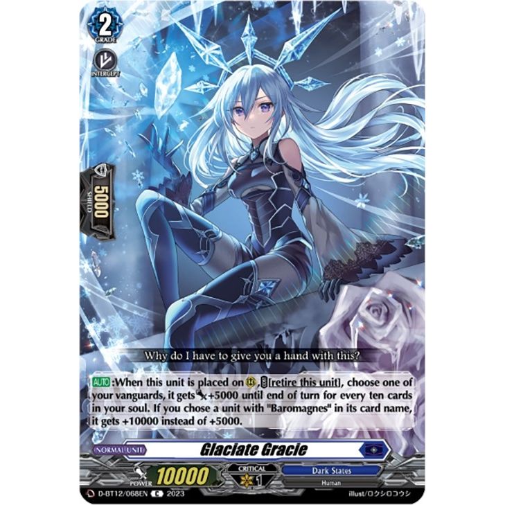 Image for Glaciate Gracie (D-BT12/068EN) (D-BT12) - Cardfight Vanguard