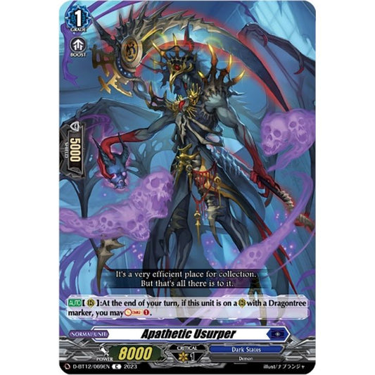 Image for Apathetic Usurper (D-BT12/069EN) (D-BT12) - Cardfight Vanguard