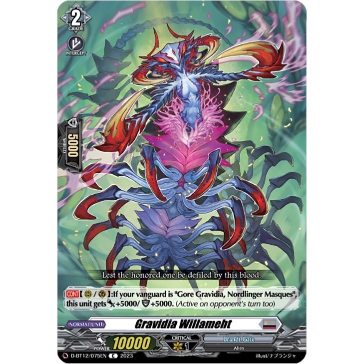 Image for Gravidia Willameht (D-BT12/075EN) (D-BT12) - Cardfight Vanguard