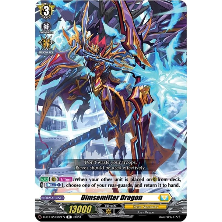Image for Dimsemitter Dragon (D-BT12/082EN) (D-BT12) - Cardfight Vanguard