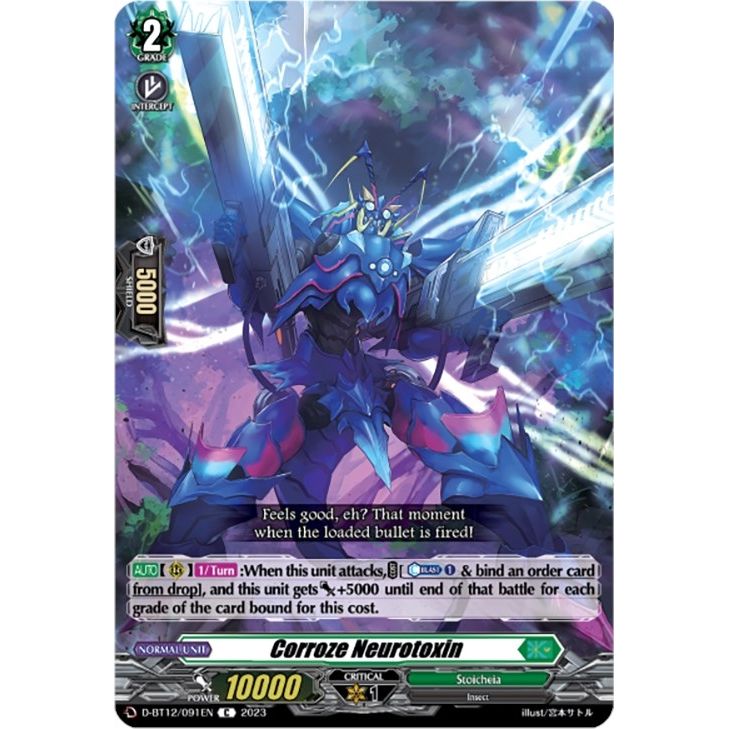 Image for Corroze Neurotoxin (D-BT12/091EN) (D-BT12) - Cardfight Vanguard
