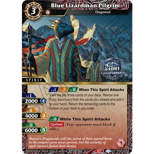 Image for Blue Lizardman Pilgrim (Championship Pack 2023 Vol. 3) (BSS03-004) (LEP) - Battle Spirits Saga
