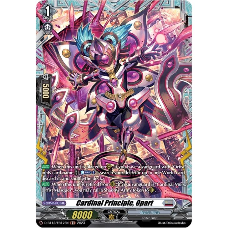 Image for Cardinal Principle, Opart (FR) (D-BT12/FR17EN) (D-BT12) - Cardfight Vanguard