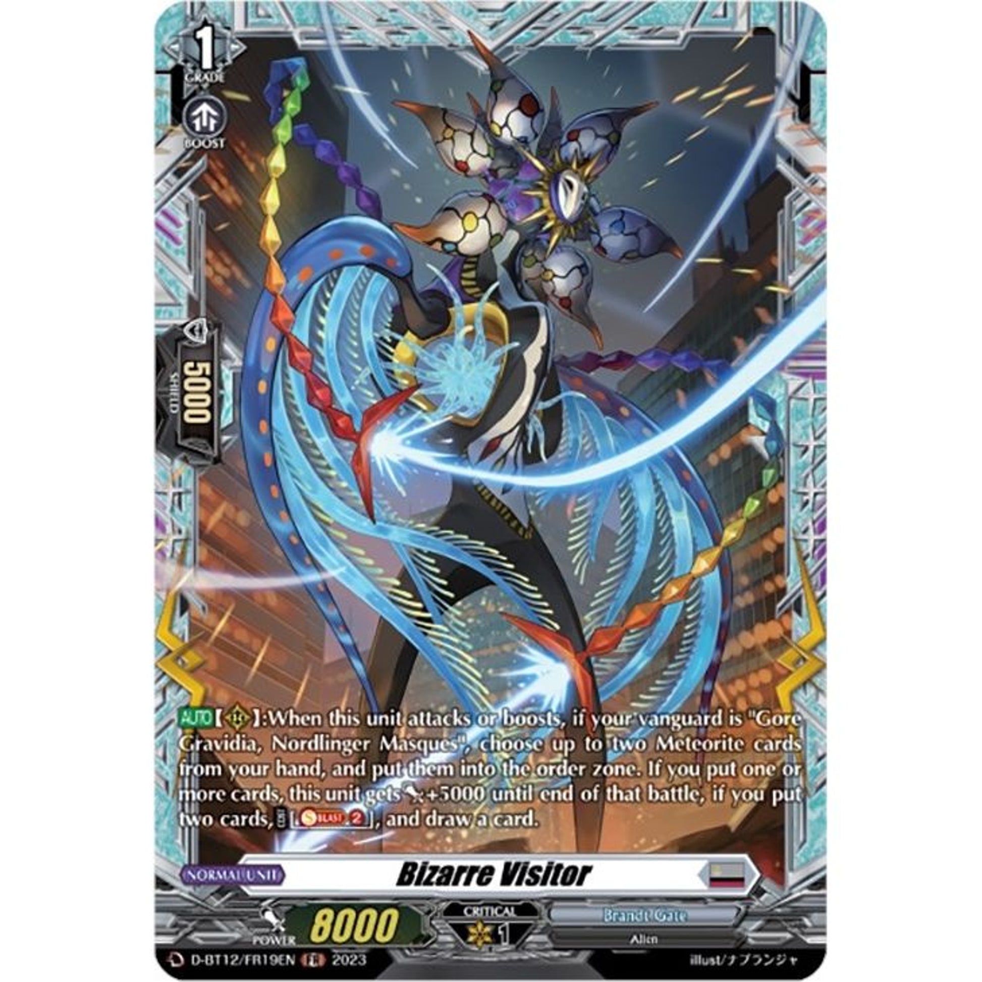 Image for Bizarre Visitor (FR) (D-BT12/FR19EN) (D-BT12) - Cardfight Vanguard