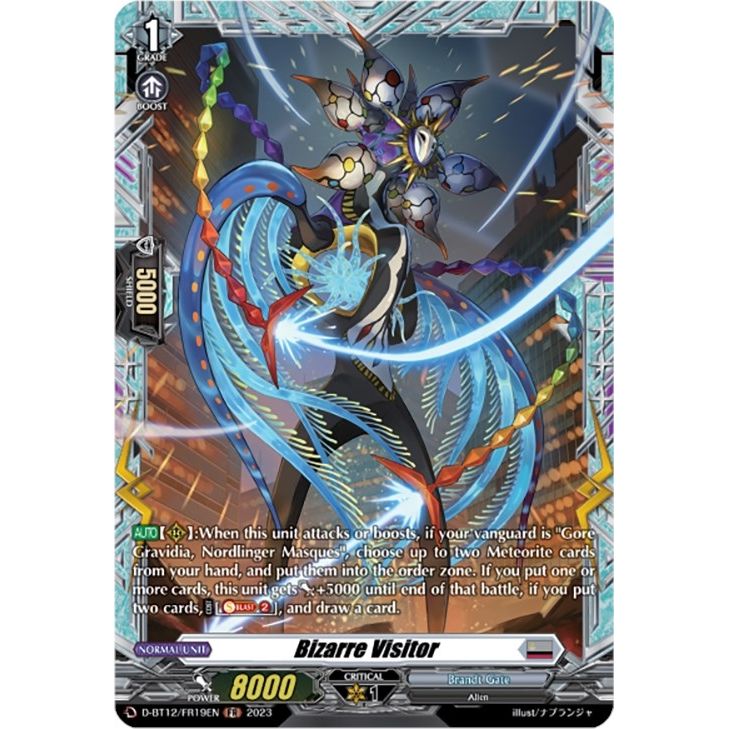 Image for Bizarre Visitor (FR) (D-BT12/FR19EN) (D-BT12) - Cardfight Vanguard