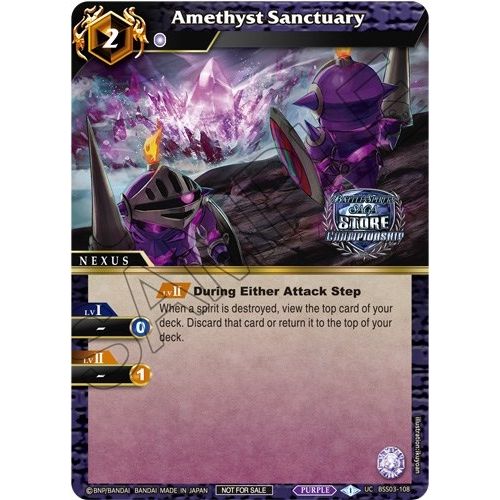 Image for Amethyst Sanctuary (Championship Pack 2023 Vol. 3) (BSS03-108) (LEP) - Battle Spirits Saga