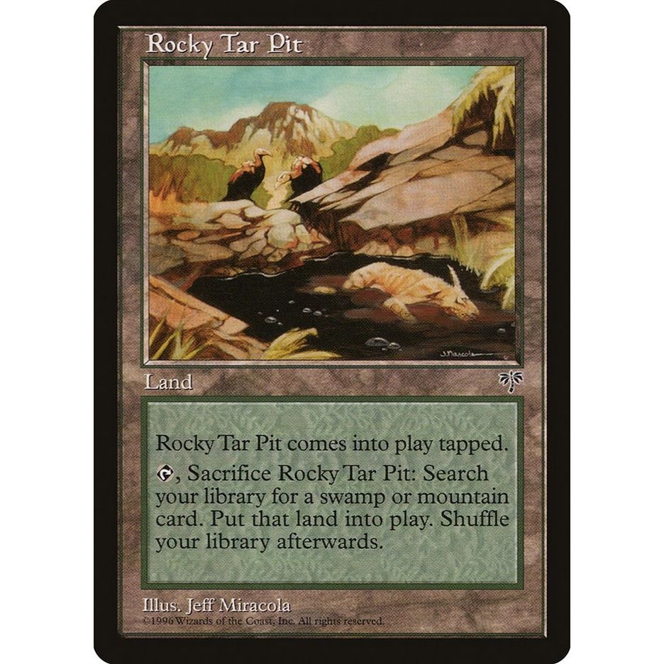 Image for Rocky Tar Pit (MIR) - Magic: The Gathering