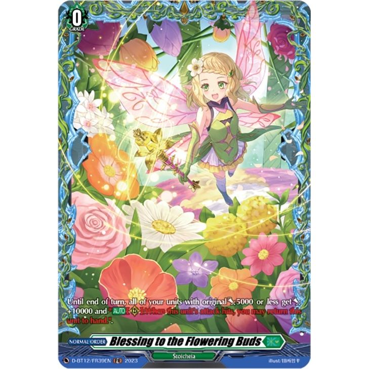 Image for Blessing to the Flowering Buds (FR) (D-BT12/FR39EN) (D-BT12) - Cardfight Vanguard