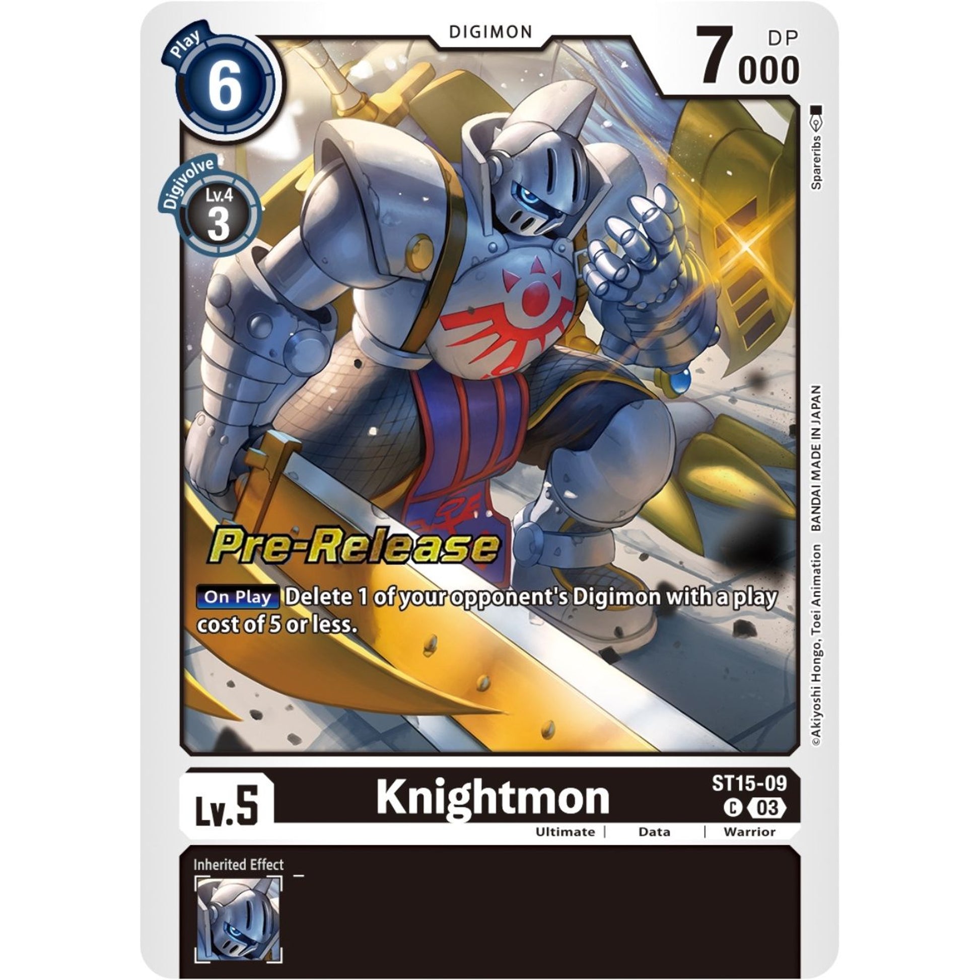 Image for Knightmon (ST15-09 C) (ST-15_PR) - Digimon Card Game