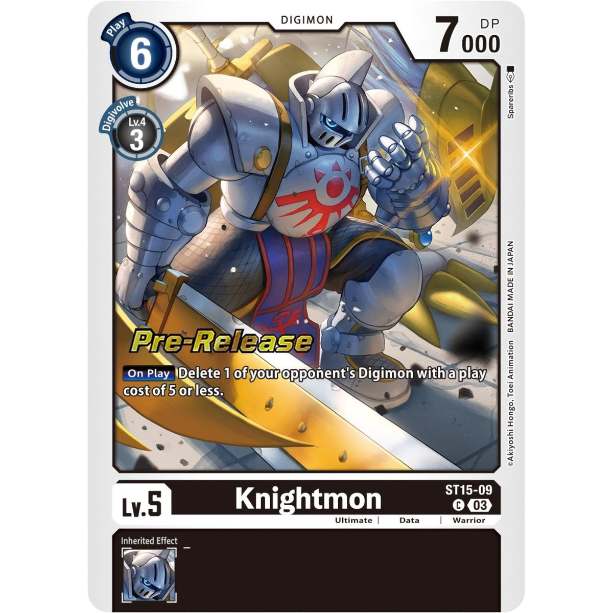 Image for Knightmon (ST15-09 C) (ST-15_PR) - Digimon Card Game