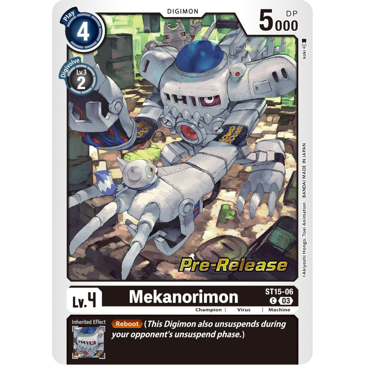 Image for Mekanorimon (ST15-06 C) (ST-15_PR) - Digimon Card Game