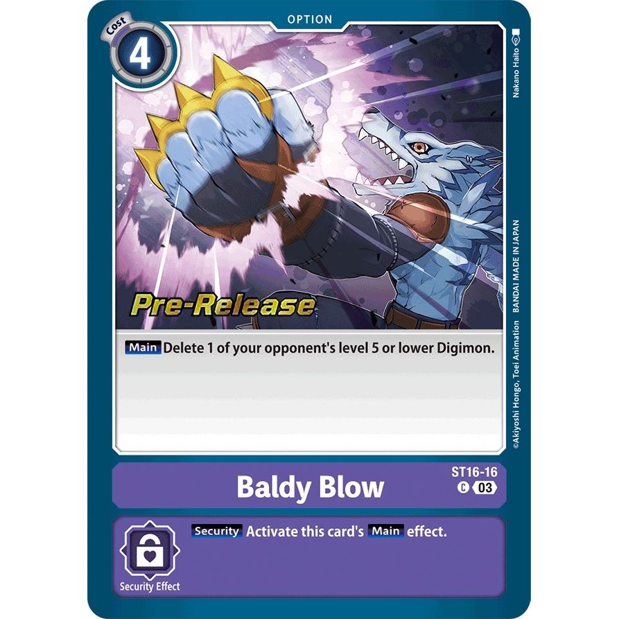 Image for Baldy Blow (ST16-16 C) (ST-16_PR) - Digimon Card Game