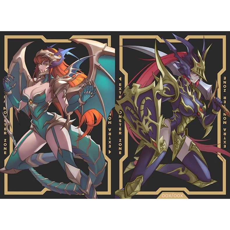 Image for Metal Shining Knight/Dragon of Disorder Dual-Sided Field Center Token - Collectible Storage