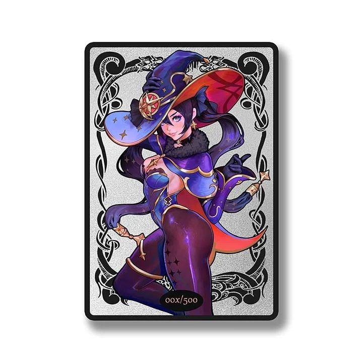 Image for Metal Mona the Astrolabos Field Center Token (Black/Silver) - Collectible Storage