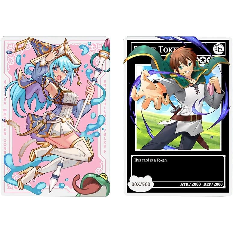 Image for Metal Crossover Series - Isekai! Dual-Sided Field Center Token (White/Black) - Collectible Storage