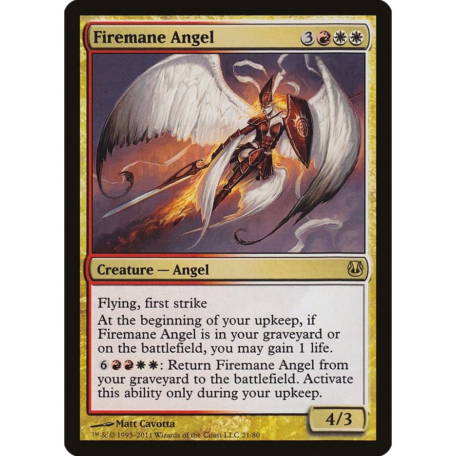 Image for Firemane Angel (21) (DDH) - Magic: The Gathering