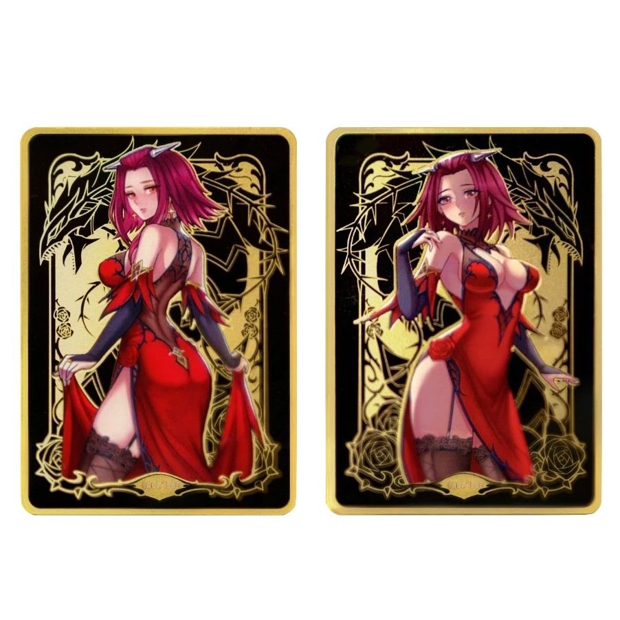 Image for Metal Blackrose Gown Dual-Sided Field Center Token - Collectible Storage
