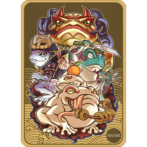 Image for Metal Frog Army Field Center Token - Collectible Storage