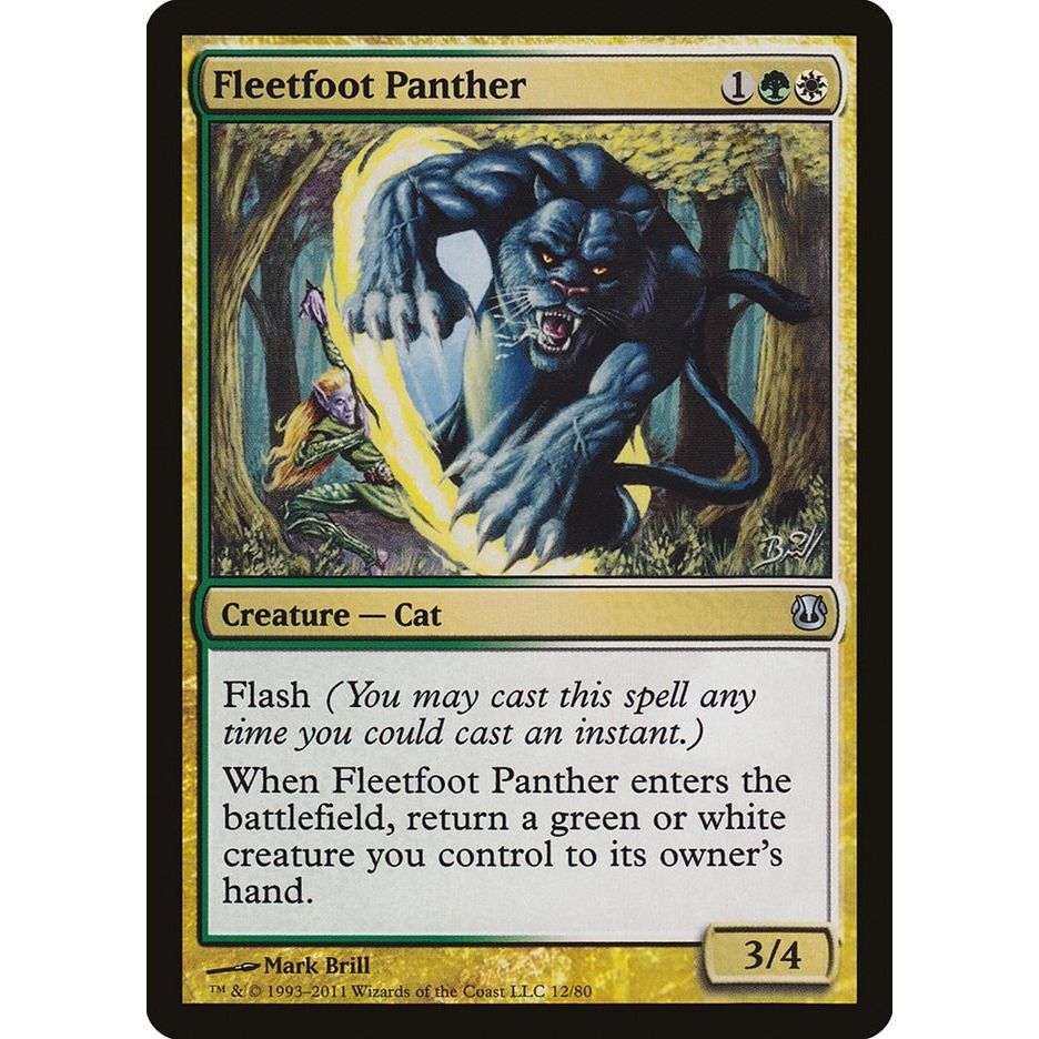 Image for Fleetfoot Panther (12) (DDH) - Magic: The Gathering