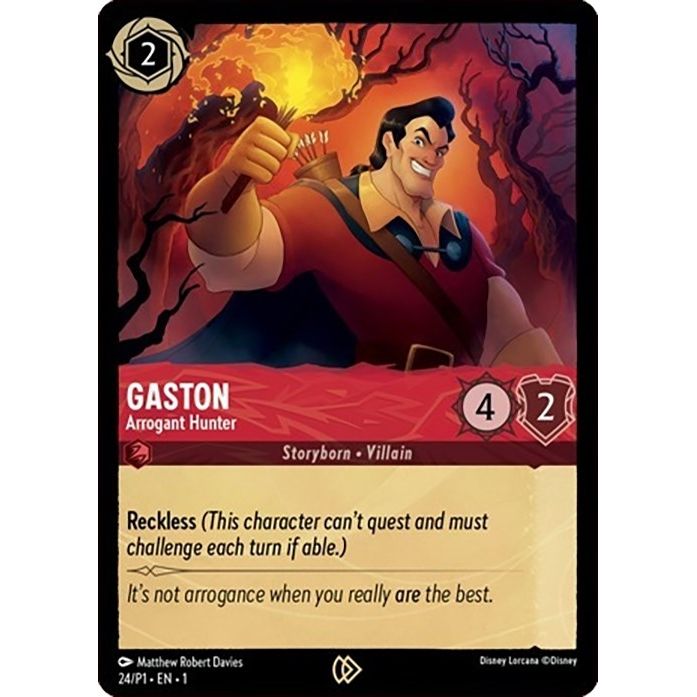 Image for Gaston - Arrogant Hunter (24) (DLPC) - Disney Lorcana