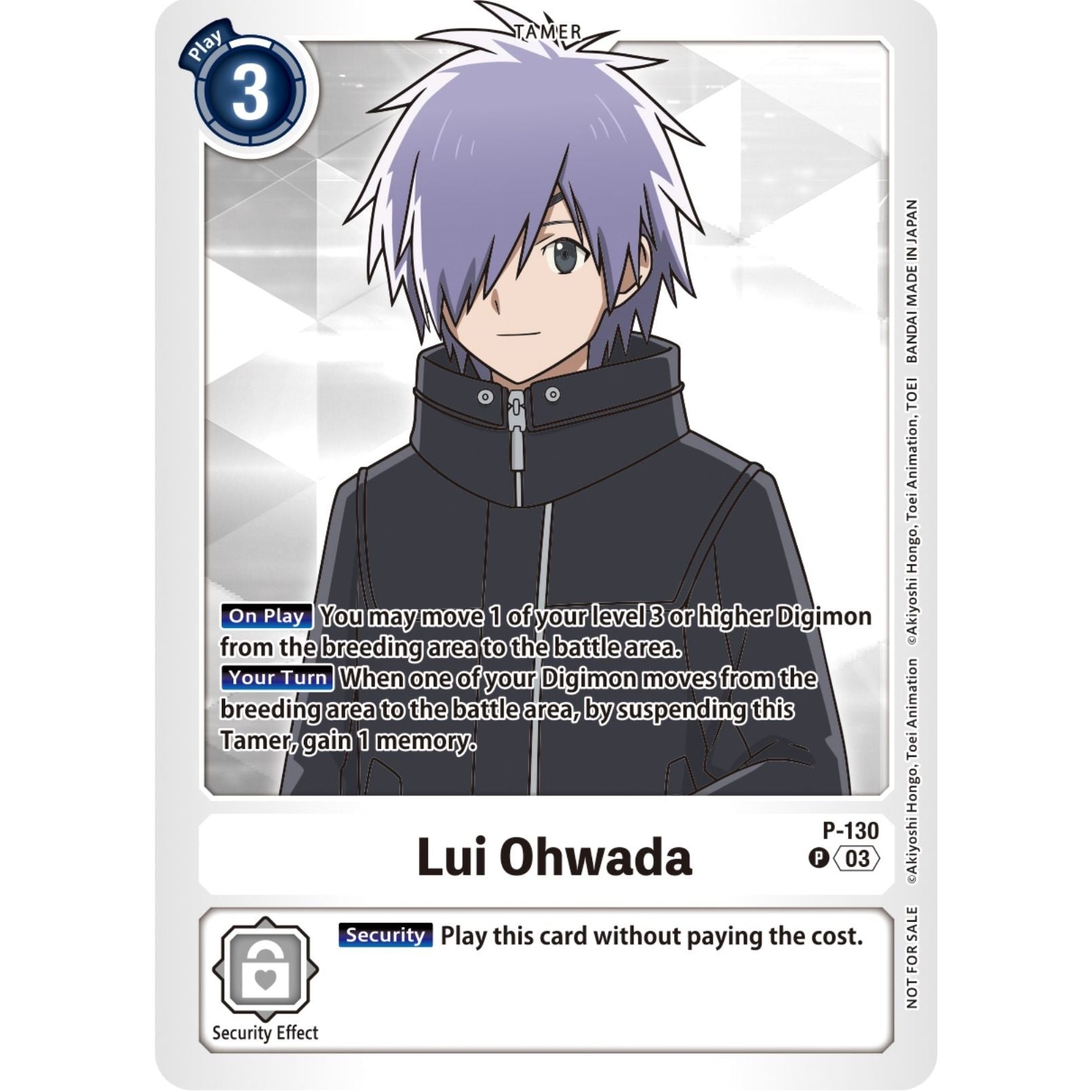 Image for Lui Ohwada - P-130 (NYCC 2023 Demo Deck) (P-130 P) (DEMO) - Digimon Card Game