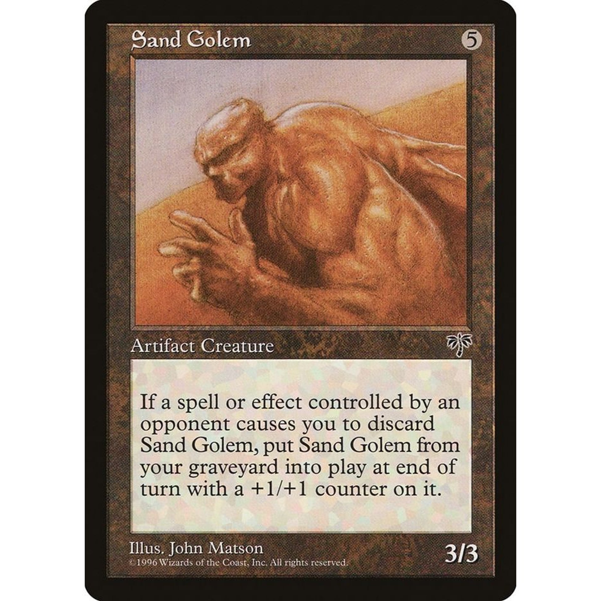 Image for Sand Golem (MIR) - Magic: The Gathering