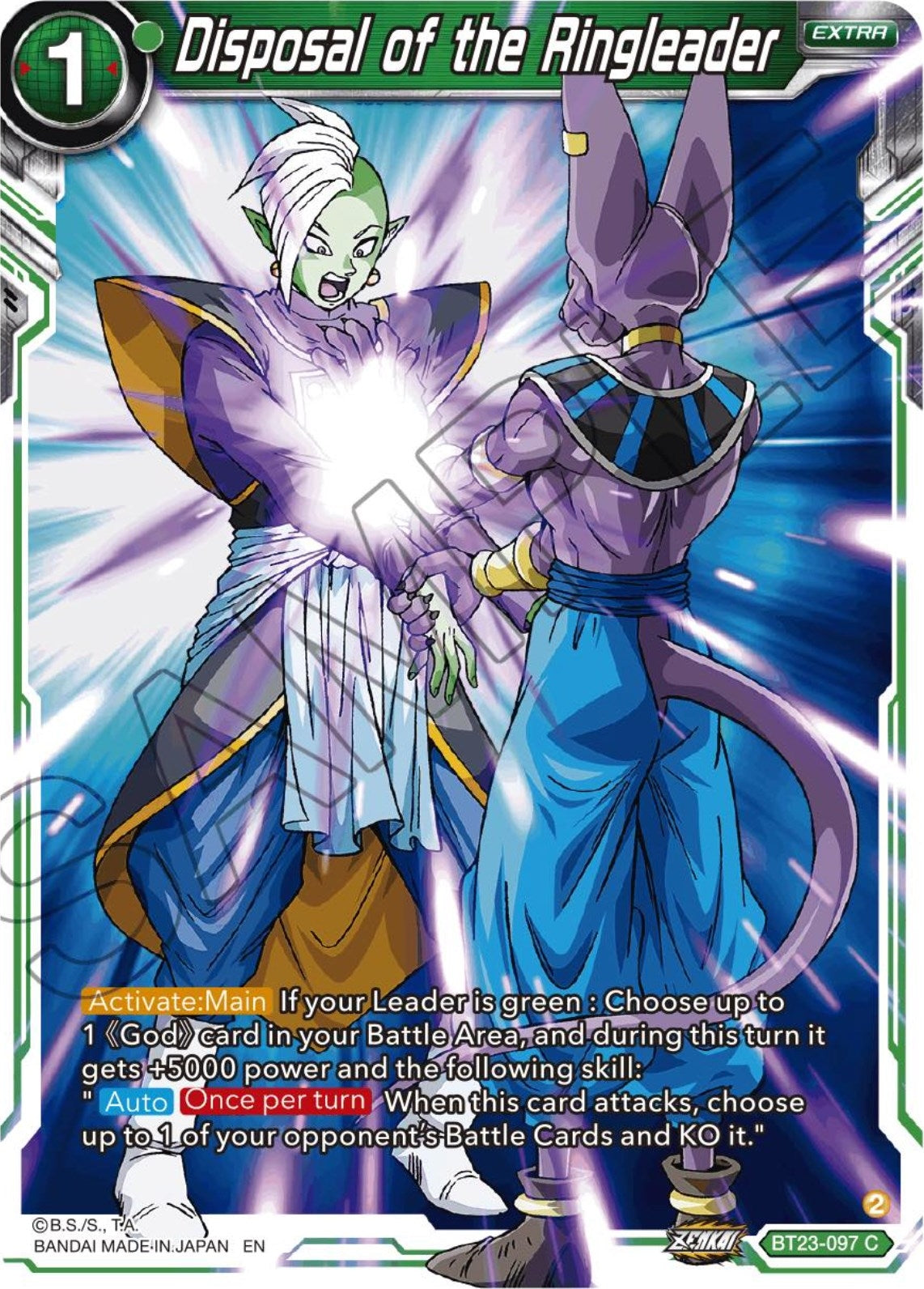 Image for Disposal of the Ringleader (BT23-097) (BT23) - Dragon Ball Super: Masters
