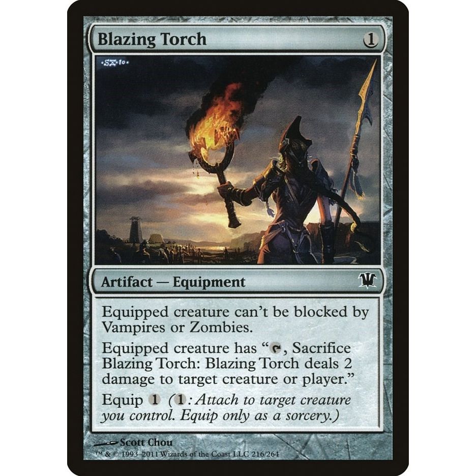 Image for Blazing Torch (216) (ISD) - Magic: The Gathering